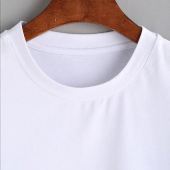 White Winking Face T-shirt - Picture 3 of 6